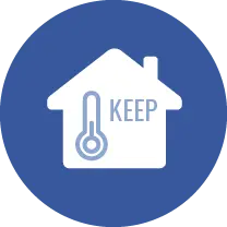 室内どこでも一年中快適な温度を維持